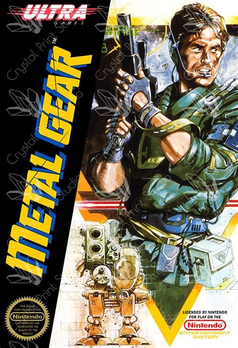 box metal gear|Metal Gear box art.